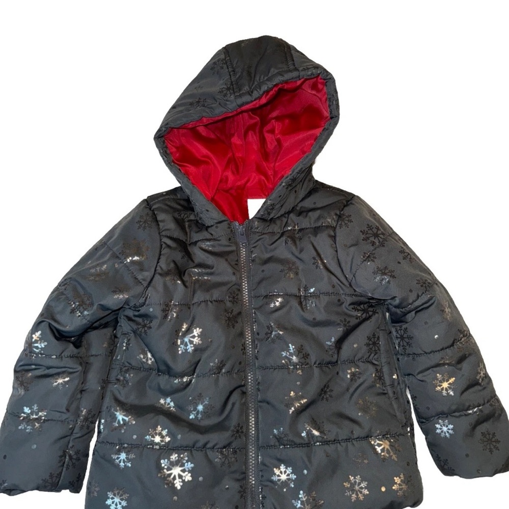 Gymboree Gray Snowflake Winter Jacket 4